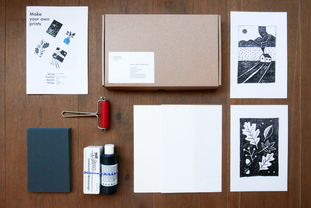 Premium Linocut And Print Making Kit With Cards By The Danes